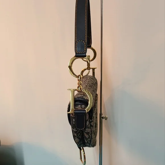 Christian Dior Trotter Saddle Hand Bag Purse - Picture 9 of 14